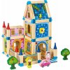 ECOTOYS Dřevěné kostky Domeček ECOTOYS Dřevěné kostky Domeček