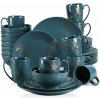 LOVECASA GOLD SPLASH Dark Green 32 dielna porcelánová jedálenská sada LOVECASA GOLD SPLASH Dark Green 32 dielna porcelánová jedálenská sada