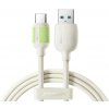Joyroom S-A53 60W USB-C - kábel USB-C s fluorescenčnou koncovkou 1,2 m - béžový Joyroom S-A53 60W USB-C - kábel USB-C s fluorescenčnou koncovkou 1,2 m - béžový