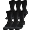 Ponožky Under Armour Unisex Perf Tech 6pk Crew Black/Black/Jet Gray L Ponožky Under Armour Unisex Perf Tech 6pk Crew Black/Black/Jet Gray L