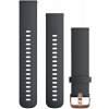 Garmin Quick Release 20mm, silikonový Granite Blue, růžovozlatá přezka 010-12561-11 Garmin Quick Release 20mm, silikonový Granite Blue, růžovozlatá přezka 010-12561-11