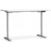 PLAN Výškovo nastaviteľný stôl SINGLE LAYERS, 160x80 cm, 2 motory, biela PLAN Výškovo nastaviteľný stôl SINGLE LAYERS, 160x80 cm, 2 motory, biela
