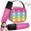 BEZDRÔTOVÝ PRENOSNÝ KARAOKE SET BLUETOOTH REPRODUKTOR + 2x MIKROFÓN BEZDRÔTOVÝ PRENOSNÝ KARAOKE SET BLUETOOTH REPRODUKTOR + 2x MIKROFÓN