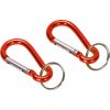 LUX-TOOLS Hliníková karabína červená 2 ks, 5 mm LUX-TOOLS Hliníková karabína červená 2 ks, 5 mm