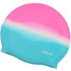 Plavecká čiapka AQUOS COHO tyrkysová,ružová,biela Plavecká čiapka AQUOS COHO tyrkysová,ružová,biela