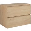 Elvisia Skrinka pod umývadlo s doskou SIMPLE Light oak D80/1 | 80 cm Elvisia Skrinka pod umývadlo s doskou SIMPLE Light oak D80/1 | 80 cm