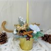 Zlatý adventný svietnik - č. 273 Zlatý adventný svietnik - č. 273