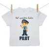 Boodyy Tričko s krátkym rukávom Keď vyrastiem budem pilot 128 (7-8 rokov) Boodyy Tričko s krátkym rukávom Keď vyrastiem budem pilot 128 (7-8 rokov)