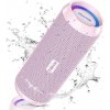 Přenosný vodotěsný Bluetooth reproduktor 30W, 30h, růžový Nové Přenosný vodotěsný Bluetooth reproduktor 30W, 30h, růžový Nové