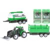 Mikro trading Traktor nakladač 17cm 3druhy na setrvačník + 2vlečky v krabičce Mikro trading Traktor nakladač 17cm 3druhy na setrvačník + 2vlečky v krabičce