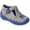 Befado detské papuče na zapínanie sivé, veľkosť 18 Befado detské papuče na zapínanie sivé, veľkosť 18