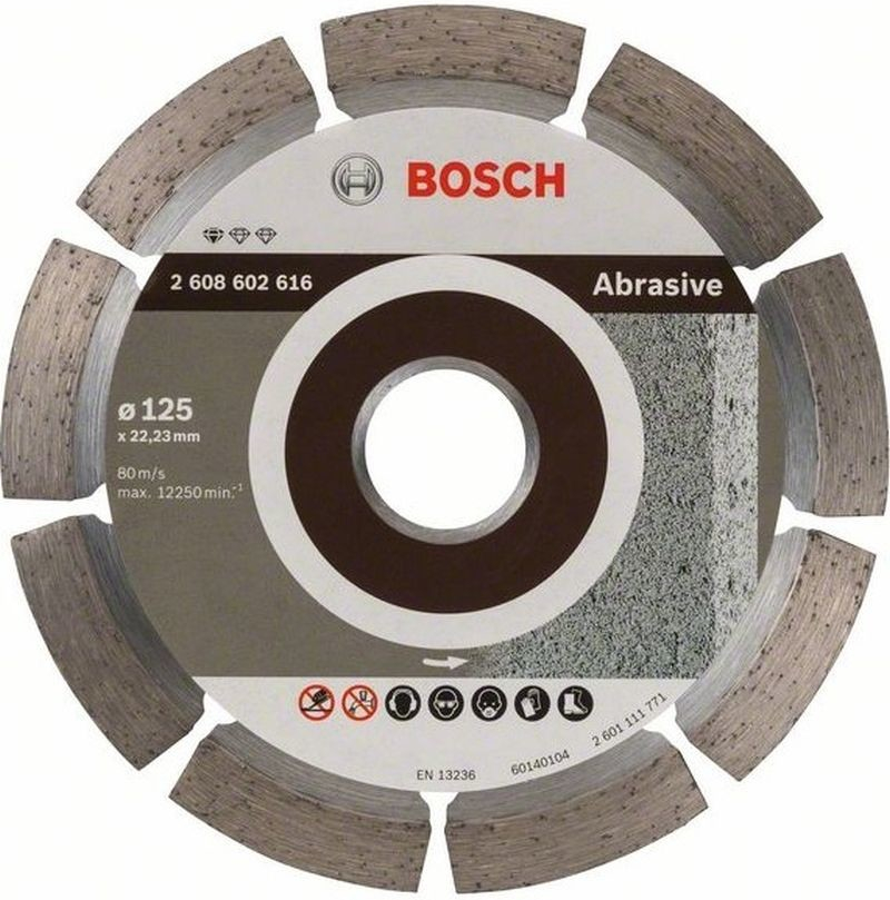 BOSCH Standard for Abrasive Diamantový deliaci kotúč, 125 x 22,23 x 6 x 7 mm 2608602616