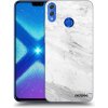 Picasee silikónový prehľadný obal pre Honor 8X - White marble Picasee silikónový prehľadný obal pre Honor 8X - White marble