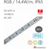 LED pás HQS-5050-60LED 14,4W / 24V / RGB / IP65 LED pás HQS-5050-60LED 14,4W / 24V / RGB / IP65