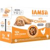 IAMS CAT mačiatko Chicken v omáčke 12 x 85 g
