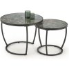 Halmar | Súprava 2 ks konferenčných stolíkov AURORO, zelená/antracit | V-CH-INES-LAW-ZIELONY Halmar | Súprava 2 ks konferenčných stolíkov AURORO, zelená/antracit | V-CH-INES-LAW-ZIELONY