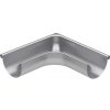 BRYZA Vonkajší pozinkovaný rohový žľab Ø 150 mm, prírodný pozink BRYZA Vonkajší pozinkovaný rohový žľab Ø 150 mm, prírodný pozink