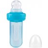 NUBY Kŕmitko silikónové Easy squeezy feeder 6 m+, modrá NUBY Kŕmitko silikónové Easy squeezy feeder 6 m+, modrá