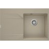 DEANTE DEANTE - Evora pieskový granitový drez, 1-bowl s odkvapkávacou plochou - vľavo ZQJ_711L DEANTE DEANTE - Evora pieskový granitový drez, 1-bowl s odkvapkávacou plochou - vľavo ZQJ_711L