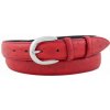 Dámsky kožený opasok 140 červený Made in Italy, Červená, 105/120 cm Dámsky kožený opasok 140 červený Made in Italy, Červená, 105/120 cm