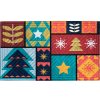 Textilná gumová vstupná rohož FLOMA Colorful Xmas - dĺžka 45 cm, šírka 75 cm, výška 1,1 cm Textilná gumová vstupná rohož FLOMA Colorful Xmas - dĺžka 45 cm, šírka 75 cm, výška 1,1 cm