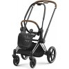 Cybex Platinum CYBEX Priam Frame 2024 chrome with brown details Cybex Platinum CYBEX Priam Frame 2024 chrome with brown details