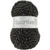 Pletacia priadza SPORTIVE 408 čierna sivá hnedá Pletacia priadza SPORTIVE 408 čierna sivá hnedá