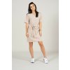 Dámske elastické zdravotnícke šaty M-076XC, Béžová (Zdravotnícke oblečenie) Dámske elastické zdravotnícke šaty M-076XC, Béžová (Zdravotnícke oblečenie)