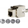 Zarezávací keystone Solarix CAT5E STP SXKJ-5E-STP-BK 25286502 Zarezávací keystone Solarix CAT5E STP SXKJ-5E-STP-BK 25286502