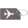 Cestovná menovka Fabrizio Silicon Plane sivá Cestovná menovka Fabrizio Silicon Plane sivá