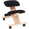 Kondela Ergonomická kľakačka, čierna/buk, GROCO Kondela Ergonomická kľakačka, čierna/buk, GROCO