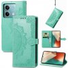 Peňaženkové kožené puzdro Mandala Flower na Xiaomi Redmi Note 13 - Zelená Peňaženkové kožené puzdro Mandala Flower na Xiaomi Redmi Note 13 - Zelená