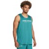 Under Armour Baseline Reversible Tank - Blue-Green