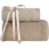 Eurofirany sada uterákov 50 x 90 cm + 70 x 140 cm béžová 2ks