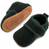 Mikk-Line detské barefoot vlnené papučky darkest sprouse