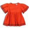 Dievčenská bavlnená tunika, Minoti, Keňa 2, oranžová - 110/116 | 5/6let Dievčenská bavlnená tunika, Minoti, Keňa 2, oranžová - 110/116 | 5/6let
