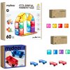 Mideer SADA Stavebnice 60 ks + Magnetické dieliky CELKOM 100 ks + Podvozky 4 ks Mideer SADA Stavebnice 60 ks + Magnetické dieliky CELKOM 100 ks + Podvozky 4 ks