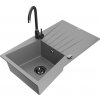 MEXEN/S MEXEN/S - Cesar granitový drez s odkvapkávačom vrátane batérie Telma, šedá 6514-71-670200-70-B MEXEN/S MEXEN/S - Cesar granitový drez s odkvapkávačom vrátane batérie Telma, šedá 6514-71-670200-70-B
