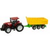 Kruzzel 24711 Traktor s prívesom 50 cm, červený Kruzzel 24711 Traktor s prívesom 50 cm, červený