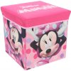 Skladací úložný box a taburet Minnie Mouse Cozy Noxxiez Skladací úložný box a taburet Minnie Mouse Cozy Noxxiez