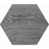monopole ceramica Keramická dlažba-20x24cm-YOSEMITE GRAFITO Hexagon- matná - vzor rybia kosť - steny + podlaha - exteriér + interiér