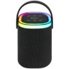 Tracer Stripe XL, 10 W, TWS, Bluetooth, IPX5, FM rádio, RGB, Čierna, Prenosný reproduktor Tracer Stripe XL, 10 W, TWS, Bluetooth, IPX5, FM rádio, RGB, Čierna, Prenosný reproduktor