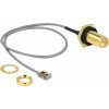 Delock Antenna Cable RP-SMA jack bulkhead to MH 89928 Delock Antenna Cable RP-SMA jack bulkhead to MH 89928
