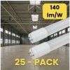 ELWATT LED T8 trubica 120cm 18W 4000K 2520lm (140lm/W) - sklo - vysoko svietivé | 25 - PACK Typ svetla: Denná biela 4000K ELWATT LED T8 trubica 120cm 18W 4000K 2520lm (140lm/W) - sklo - vysoko svietivé | 25 - PACK Typ svetla: Denná biela 4000K