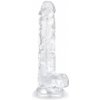 Easytoys Jelly Dildo with Balls 17cm Easytoys Jelly Dildo with Balls 17cm
