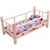 Drevená postieľka pre bábiky 50 cm Drevená postieľka pre bábiky 50 cm