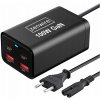 Nabíjačka Sieťová Nabíjačka 100W GaN Kocka + AC Kábel, 2x USB-C 65W, 2x USB Nabíjačka Sieťová Nabíjačka 100W GaN Kocka + AC Kábel, 2x USB-C 65W, 2x USB