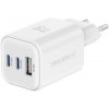 Swissten síťový adaptér gan 2x usb-c 65w pd + 1x usb-a 18w qc bílý 22071400 Swissten síťový adaptér gan 2x usb-c 65w pd + 1x usb-a 18w qc bílý 22071400