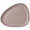 LIND DNA Tanier raňajkový CURVE 22 cm, teplá šedá, kamenina