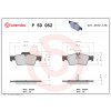 Sada brzdových platničiek, vždy 4 kusy v sade BREMBO P 50 052 (P50052) Sada brzdových platničiek, vždy 4 kusy v sade BREMBO P 50 052 (P50052)